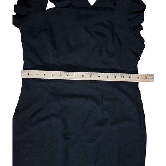 NWT O.P.T Ciles Criss-Cross Back Midi Dress Medium - Picture 9 of 10